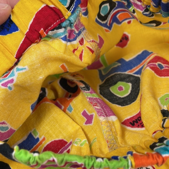 Adorable vintage, pop art baby pants 🥰, size approx. 6 M - Picture 2 of 9